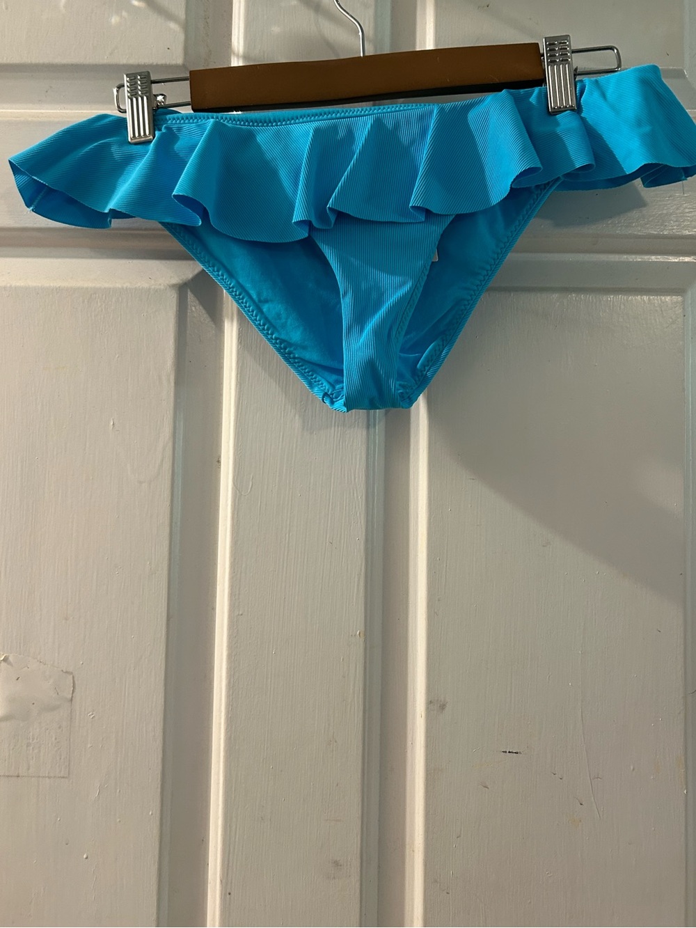 Zara Bright Turquoise Ruffle Bikini Bottoms